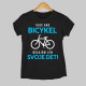 Viac ako bicykel, milujem len svoje deti - dámske tričko s potlačou