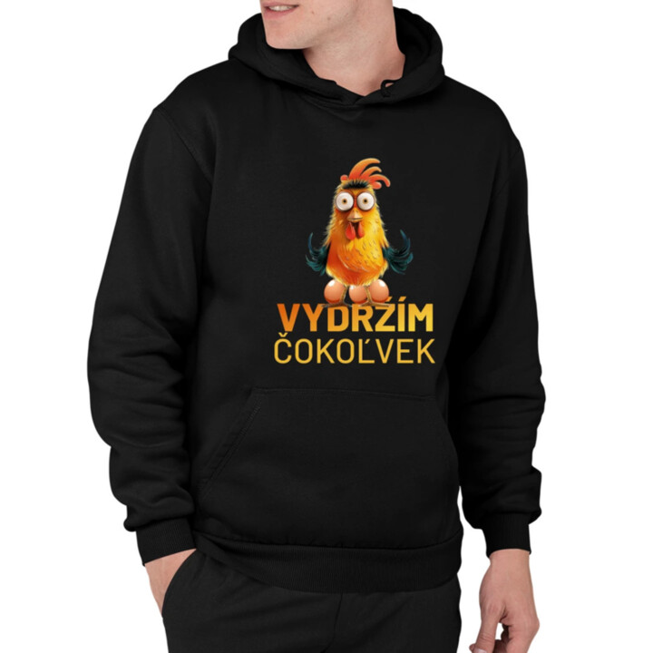 Vydržím čokoľvek  - pánska mikina s potlačou