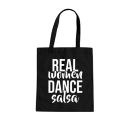 Real women dance salsa - taška s potlačou