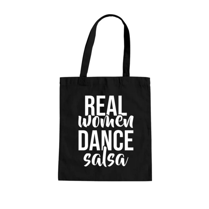 Real women dance salsa - taška s potlačou