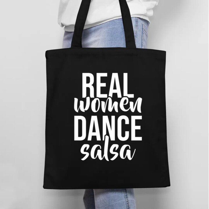 Real women dance salsa - taška s potlačou
