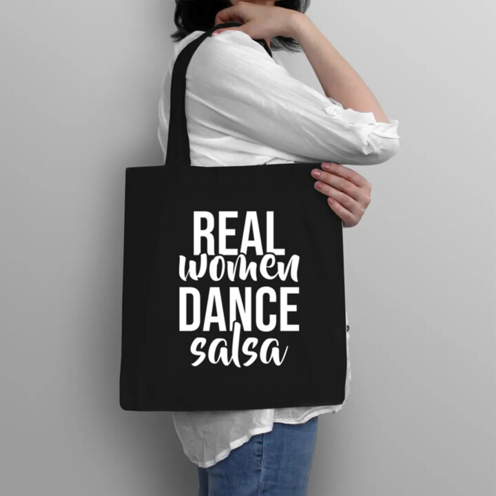 Real women dance salsa - taška s potlačou