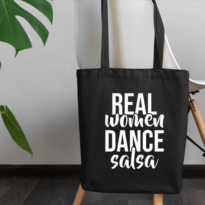Real women dance salsa - taška s potlačou