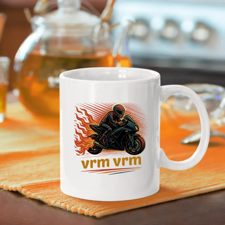 vrm, vrm - keramický hrnček s potlačou