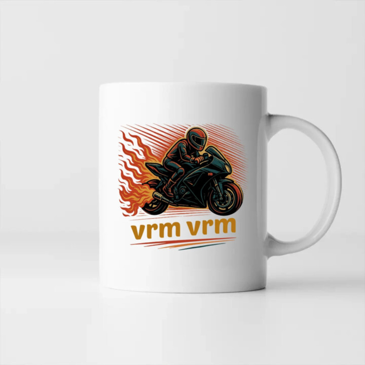 vrm, vrm - keramický hrnček s potlačou