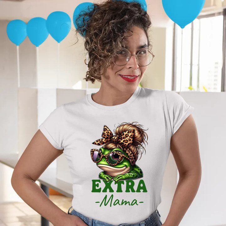 Extra mama - dámske tričko s potlačou