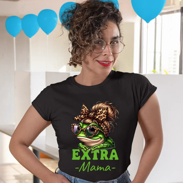 Extra mama - dámske tričko s potlačou