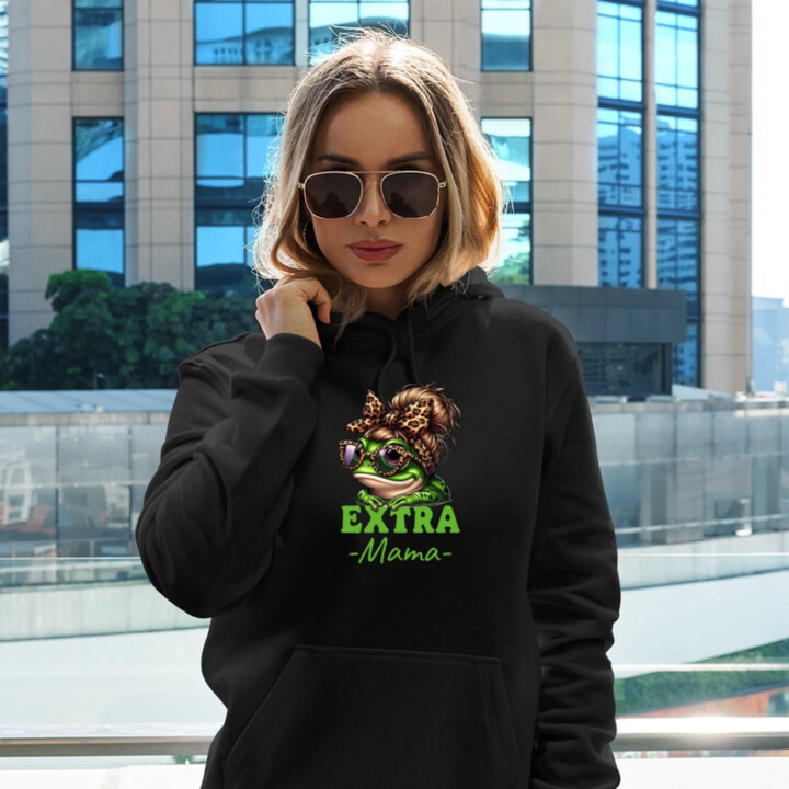 Extra mama  - dámska mikina s potlačou