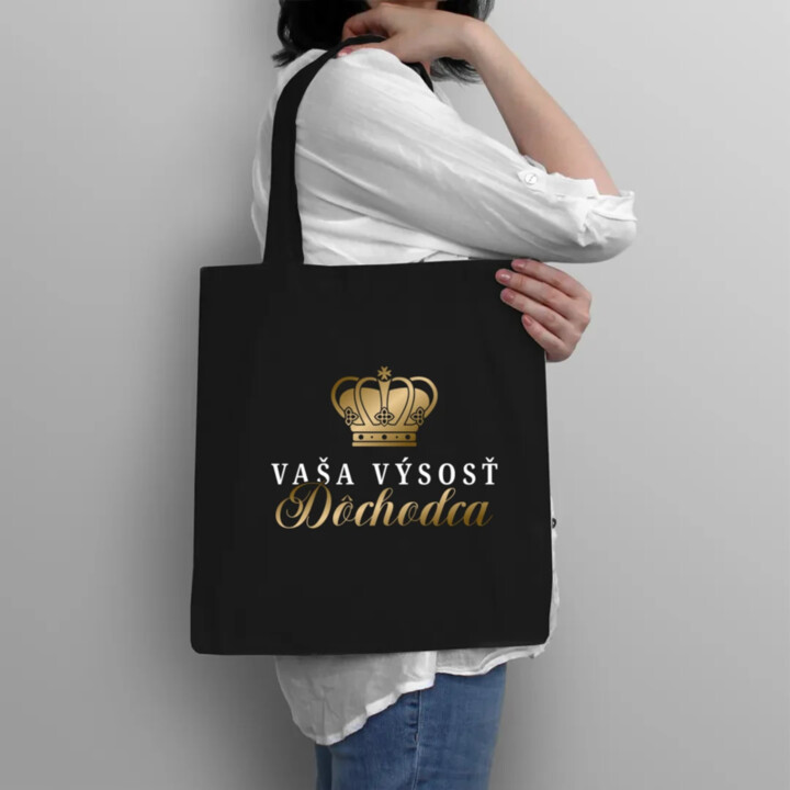 Vaša výsosť, dôchodca - taška s potlačou