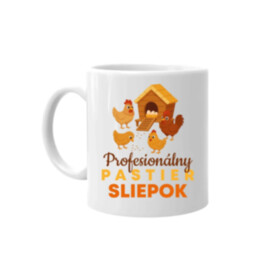 Profesionálny pastier sliepok - keramický hrnček s potlačou