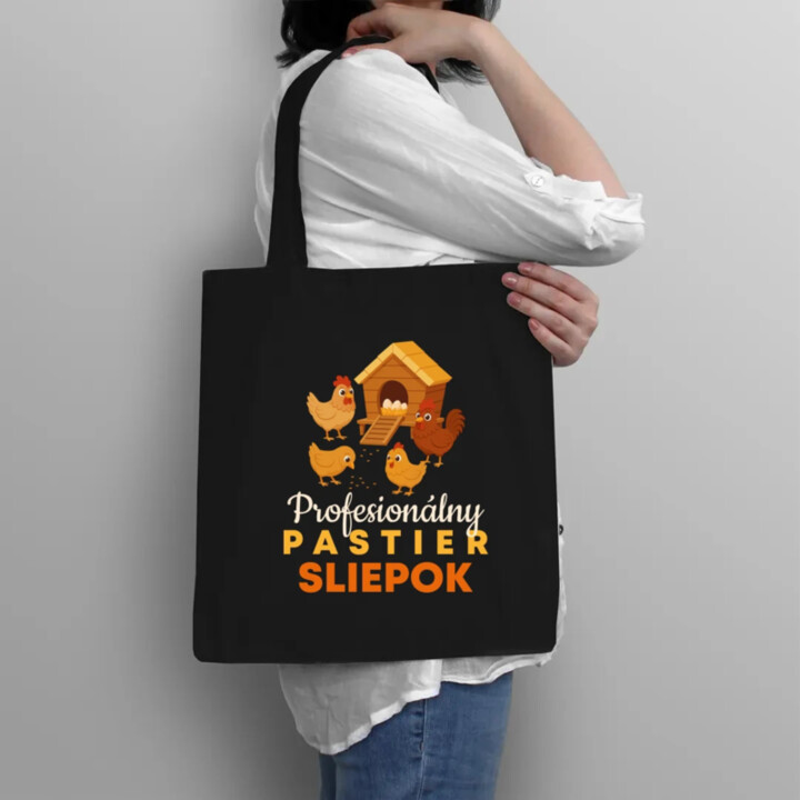 Profesionálny pastier sliepok - taška s potlačou