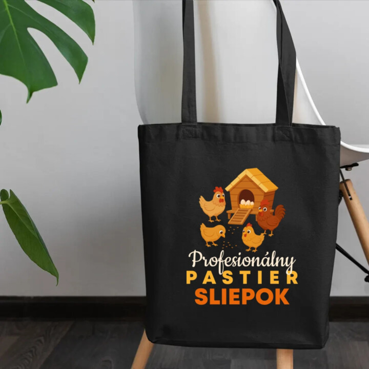 Profesionálny pastier sliepok - taška s potlačou
