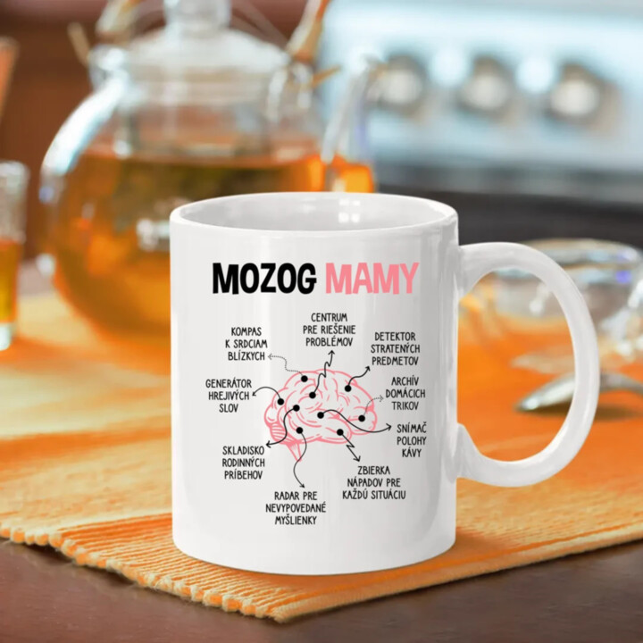Mozog mamy - keramický hrnček s potlačou