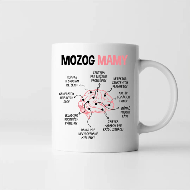 Mozog mamy - keramický hrnček s potlačou