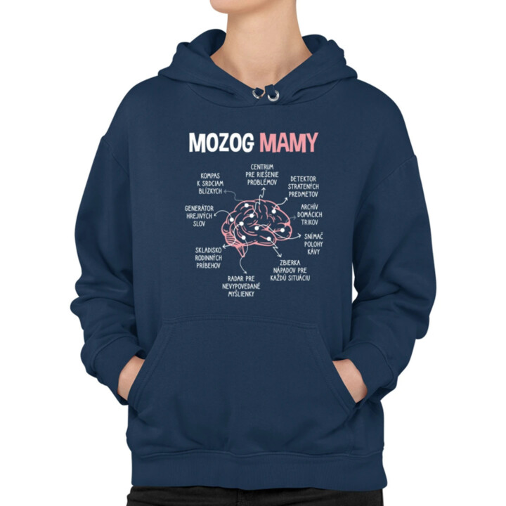 Mozog mamy  - dámska mikina s potlačou