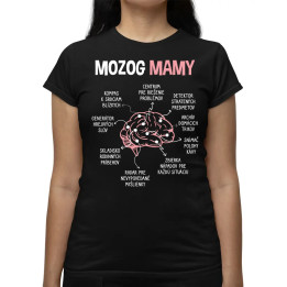 Mozog mamy - dámske tričko s potlačou
