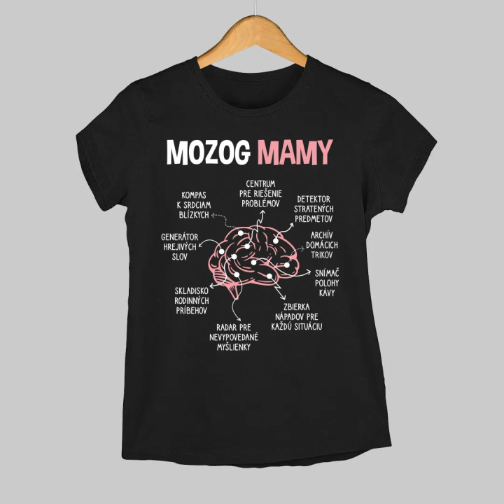 Mozog mamy - dámske tričko s potlačou