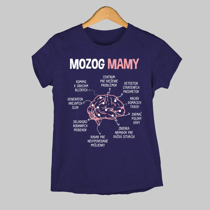 Mozog mamy - dámske tričko s potlačou