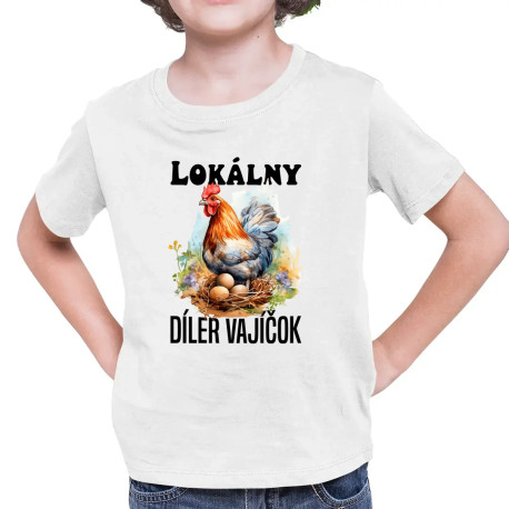 Lokálny díler vajíčok - detské tričko s potlačou