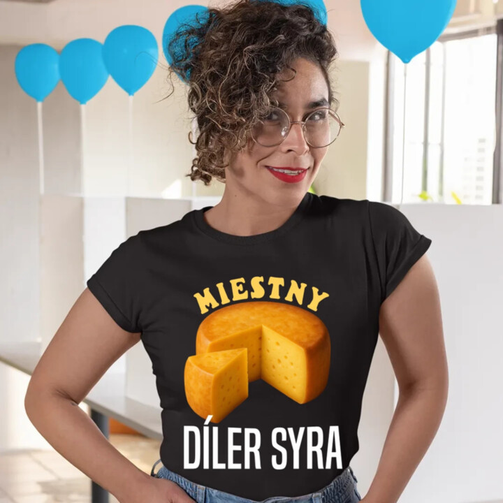 Miestny díler syra - dámske tričko s potlačou