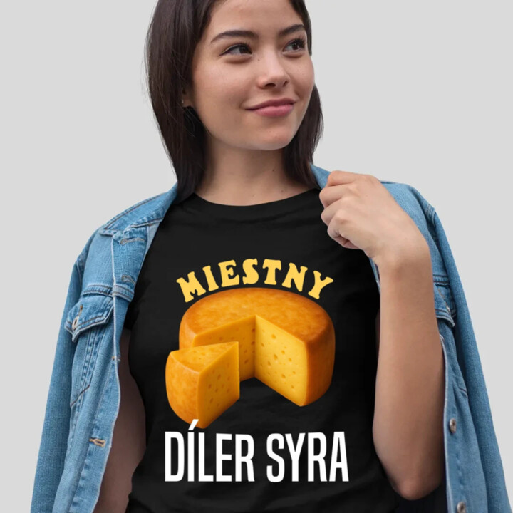 Miestny díler syra - dámske tričko s potlačou