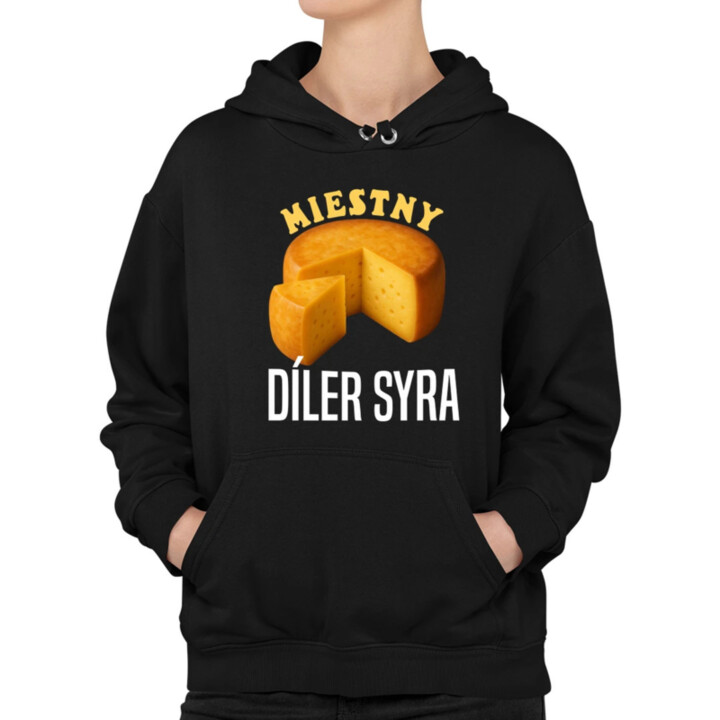 Miestny díler syra  - dámska mikina s potlačou