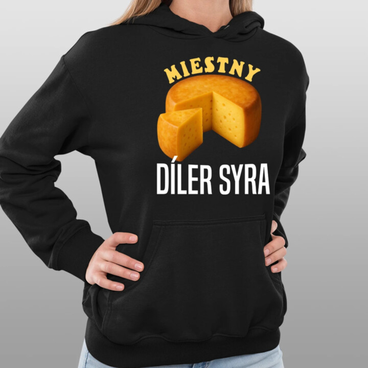 Miestny díler syra  - dámska mikina s potlačou