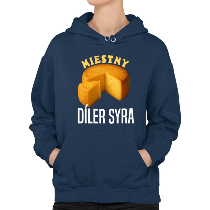 Miestny díler syra  - dámska mikina s potlačou