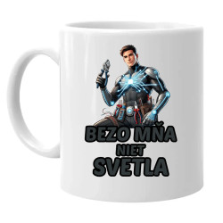 Bezo mňa niet svetla - keramický hrnček s potlačou
