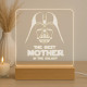 The best mother in the galaxy - LED lampička s gravírovaním
