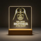 The best mother in the galaxy - LED lampička s gravírovaním