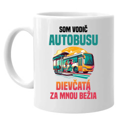 Som vodič autobusu - keramický hrnček s potlačou