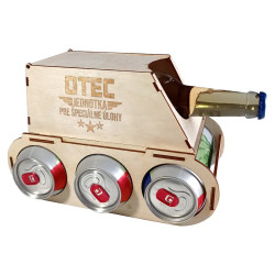 Otec - jednotka pre špeciálne úlohy - tank na pivo s gravírovaním