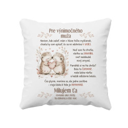 Pre výnimočného muža - vankúš s potlačou