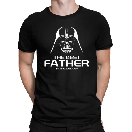 The best father in the galaxy - pánske tričko s potlačou