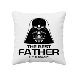 The best father in the galaxy - vankúš s potlačou