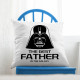 The best father in the galaxy - vankúš s potlačou