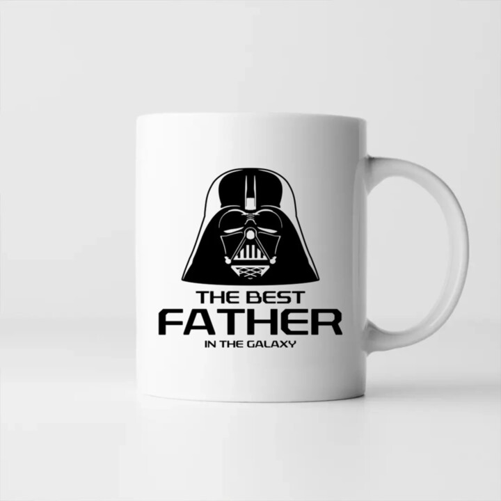 The best father in the galaxy - keramický hrnček s potlačou