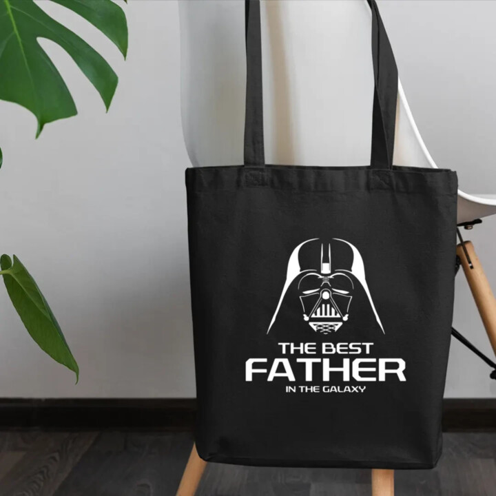 The best father in the galaxy - taška s potlačou