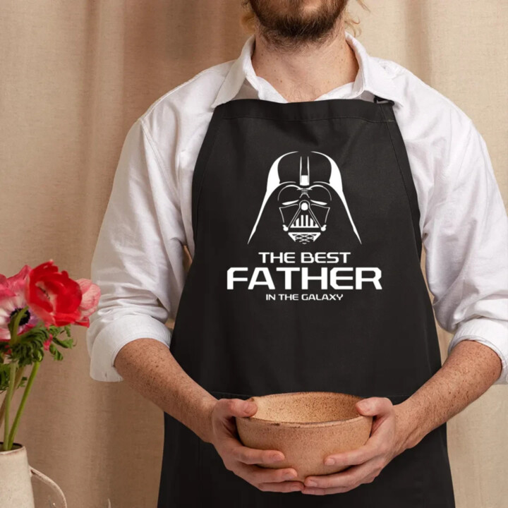 The best father in the galaxy - zástera s potlačou