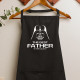 The best father in the galaxy - zástera s potlačou