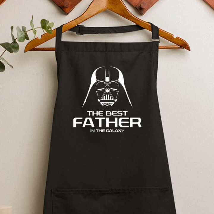The best father in the galaxy - zástera s potlačou