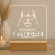 The best father in the galaxy - LED lampička s gravírovaním