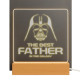 The best father in the galaxy - LED lampička s gravírovaním