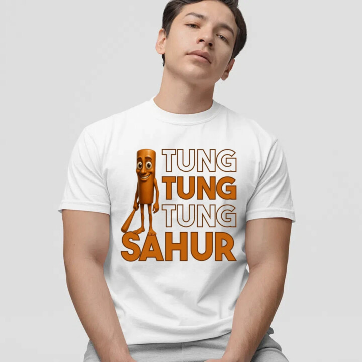 Tung tung tung sahur  - pánske tričko s potlačou