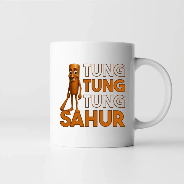 Tung tung tung sahur  - keramický hrnček s potlačou