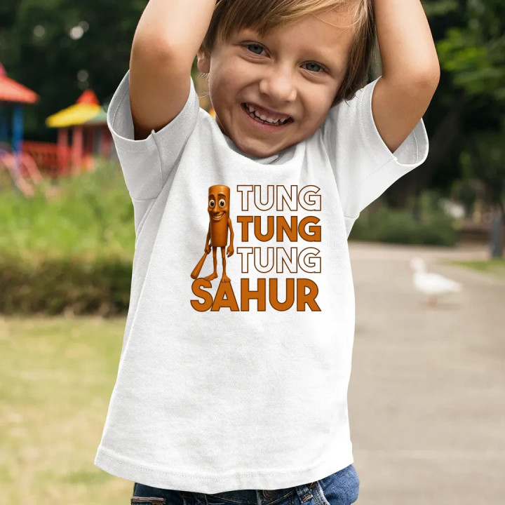 Tung tung tung sahur  - detské tričko s potlačou