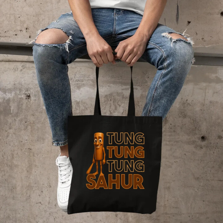 Tung tung tung sahur  - taška s potlačou