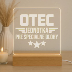 Otec - jednotka pre špeciálne úlohy - LED lampička s gravírovaním