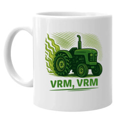 Vrm, vrm - traktor - keramický hrnček s potlačou